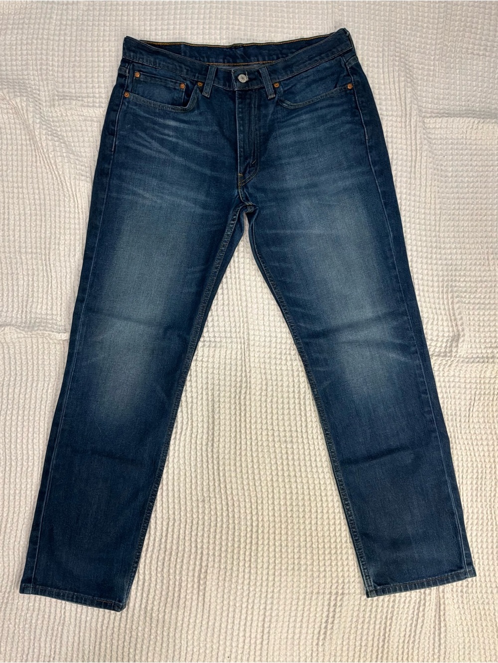 Levi's Men's Dark Blue Straight Jeans